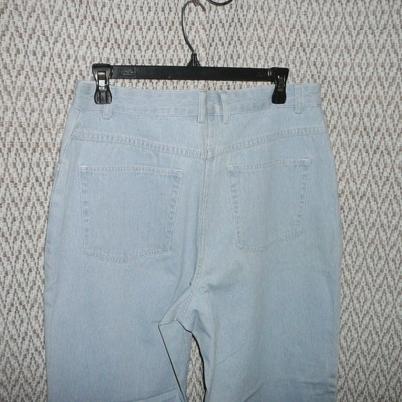CJ Banks Textured Denim Jeans Straight Leg 10 NWT - Picture 5 of 7